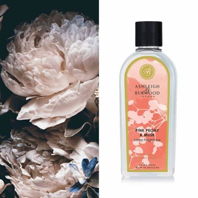 ランプフレグランス　ピンクピオニー&ムスク　500ml　LIFE IN BLOOM（ライフインブルーム）　フレグランスランプ用オイル　 ASHLEIGH&BURWOOD（アシュレイアンドバーウッド）