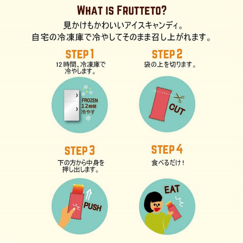 FRUTTETO オレンジ＆アップル＆レモン（5個入り） FRUTTETO